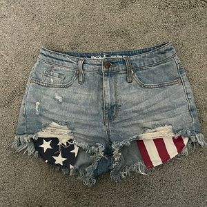 Massimo High Rise American Flag pockets size 2/26